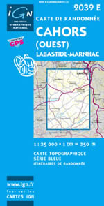 Carte IGN Top 25 n2039 ET