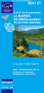 Carte IGN Top 25 n2047 ET