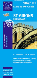 Carte IGN Top 25 n2047 OT
