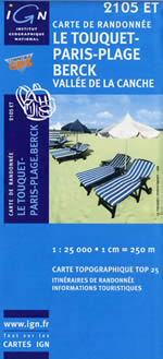 Carte IGN Top 25 n2105 ET