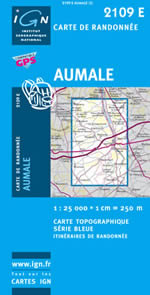 Carte IGN Top 25 n2109 ET