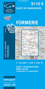 Carte IGN Top 25 n2110 ET