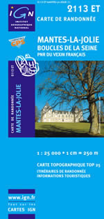 Carte IGN Top 25 n2113 ET