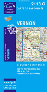 Carte IGN Top 25 n2113 OT