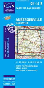 Carte IGN Top 25 n2114 ET
