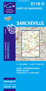 Carte IGN Top 25 n2118 OT