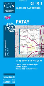 Carte IGN Top 25 n2119 ET