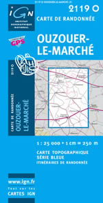 Carte IGN Top 25 n2119 OT