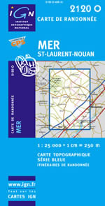 Carte IGN Top 25 n2120 OT