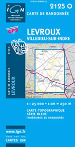 Carte IGN Top 25 n2125 OT