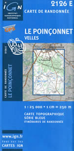 Carte IGN Top 25 n2126 ET