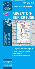 Carte IGN Top 25 n2127 OT