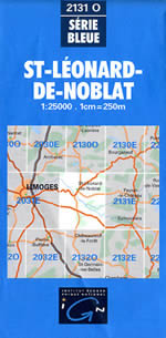 Carte IGN Top 25 n2131 OT