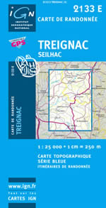 Carte IGN Top 25 n2133 ET