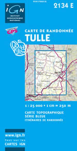 Carte IGN Top 25 n2134 ET