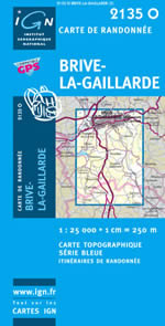 Carte IGN Top 25 n2135 OT