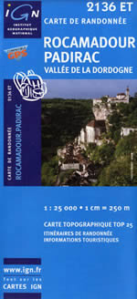 Carte IGN Top 25 n2136 ET