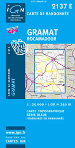 Carte IGN Top 25 n2137 ET