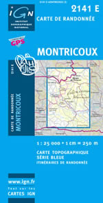 Carte IGN Top 25 n2141 ET