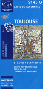 Carte IGN Top 25 n2143 OT