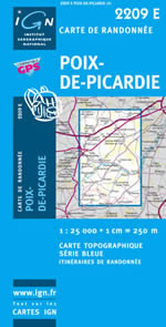 Carte IGN Top 25 n2209 ET