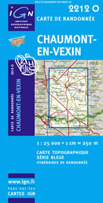 Carte IGN Top 25 n2212 OT