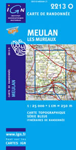 Carte IGN Top 25 n2213 OT