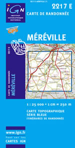 Carte IGN Top 25 n2217 ET