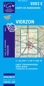 Carte IGN Top 25 n2223 ET