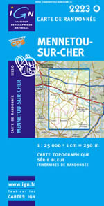 Carte IGN Top 25 n2223 OT