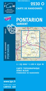 Carte IGN Top 25 n2230 OT