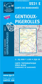 Carte IGN Top 25 n2231 ET