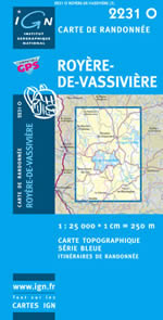 Carte IGN Top 25 n2231 OT