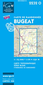 Carte IGN Top 25 n2232 OT