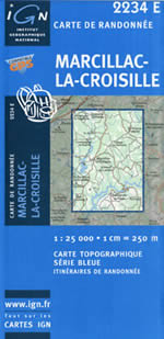 Carte IGN Top 25 n2234 ET