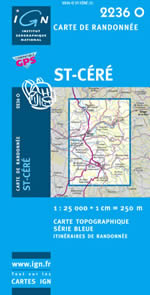 Carte IGN Top 25 n2236 OT