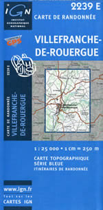 Carte IGN Top 25 n2239 ET