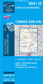 Carte IGN Top 25 n2241 OT