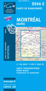 Carte IGN Top 25 n2246 ET