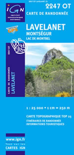 Carte IGN Top 25 n2247 OT