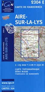 Carte IGN Top 25 n2304 ET