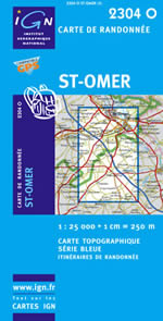 Carte IGN Top 25 n2304 OT