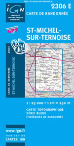 Carte IGN Top 25 n2306 ET