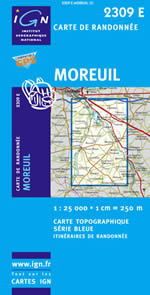 Carte IGN Top 25 n2309 ET
