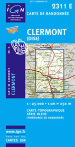 Carte IGN Top 25 n2311 ET
