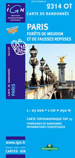 Carte IGN Top 25 n2314 OT