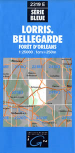 Carte IGN Top 25 n2319 ET