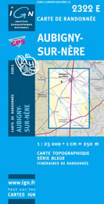Carte IGN Top 25 n2322 ET