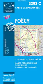Carte IGN Top 25 n2323 OT