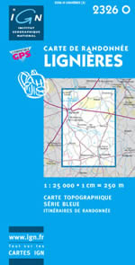 Carte IGN Top 25 n2326 OT